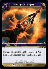 The Light's Largess - March of the Legion - WoW card