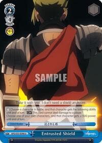 Entrusted Shield - Fate/Apocrypha - Weiss Schwarz card