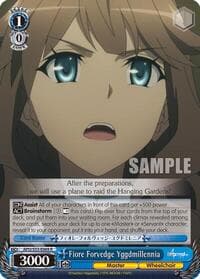 Fiore Forvedge Yggdmillennia - Fate/Apocrypha - Weiss Schwarz card