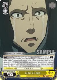 Gilles de Rais - Fate/Apocrypha - Weiss Schwarz card