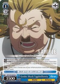 Gordes Musik Yggdmillennia - Fate/Apocrypha - Weiss Schwarz card