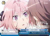 Master's Command (RRR) - Fate/Apocrypha - Weiss Schwarz card