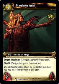 Magister Ashi - March of the Legion - WoW card