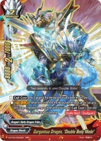Gargantua Dragon, "Double Body Mode" - Dimension Destroyer - Future Card BuddyFight card