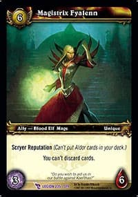 Magistrix Fyalenn - March of the Legion - WoW card