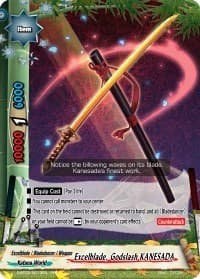 Excelblade, Godslash KANESADA - Dimension Destroyer - Future Card BuddyFight card