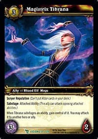 Magistrix Tibrana - March of the Legion - WoW card