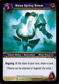 Mana Spring Totem - March of the Legion - WoW card