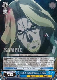 "Lord of the Land" Lancer of Black - Fate/Apocrypha - Weiss Schwarz card