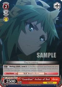 "Guardian" Archer of Red - Fate/Apocrypha - Weiss Schwarz card