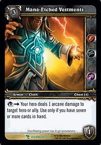 Mana-Etched Vestments - March of the Legion - WoW card