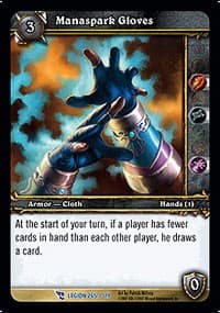 Manaspark Gloves - March of the Legion - WoW card