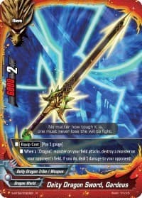 Deity Dragon Sword, Gardeus - Dimension Destroyer - Future Card BuddyFight card