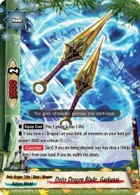 Deity Dragon Blade, Garkunai - Dimension Destroyer - Future Card BuddyFight card