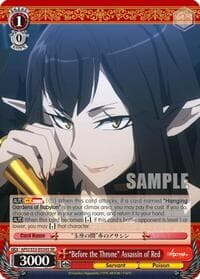 "Before the Throne" Assassin of Red (SR) - Fate/Apocrypha - Weiss Schwarz card