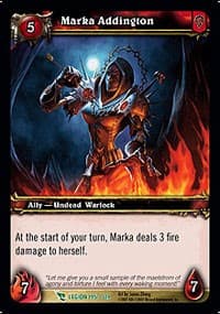 Marka Addington - March of the Legion - WoW card