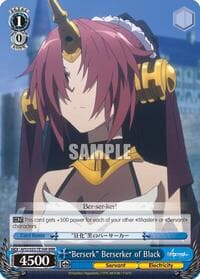 "Berserk" Berserker of Black (RRR) - Fate/Apocrypha - Weiss Schwarz card