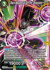 Black Masked Saiyan, the Devastator - Miraculous Revival - Dragon Ball Super: Masters card