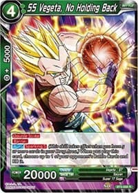 SS Vegeta, No Holding Back - Miraculous Revival - Dragon Ball Super: Masters card