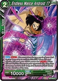 Endless Malice Android 17 - Miraculous Revival - Dragon Ball Super: Masters card