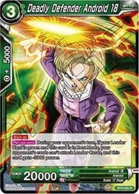 Deadly Defender Android 18 - Miraculous Revival - Dragon Ball Super: Masters card