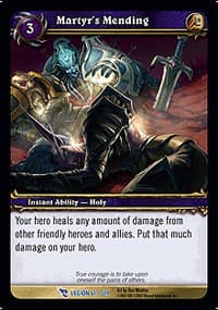 Martyr's Mending - March of the Legion - WoW card
