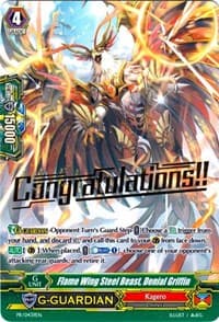 Flame Wing Steel Beast, Denial Griffin - Promo Cards - Cardfight Vanguard card