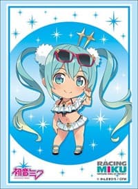 Bushiroad Sleeve Collection HG Vol.1705: Vocaloid - Racing Miku Ver.2018 "Thai Support Nendoroid Ver." (60-Pack) - Bushiroad Card Sleeves - Card Sleeves card