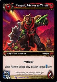 Nazgrel, Advisor to Thrall - March of the Legion - WoW card