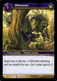 Obfuscate - March of the Legion - WoW card