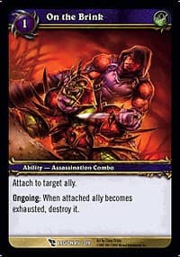 On the Brink - March of the Legion - WoW card