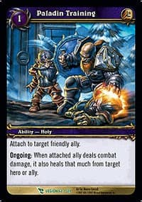Paladin Training - March of the Legion - WoW card
