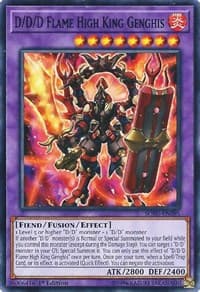D/D/D Flame High King Genghis - Soul Fusion - YuGiOh card