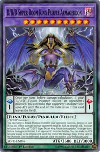 D/D/D Super Doom King Purple Armageddon - Soul Fusion - YuGiOh card
