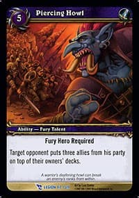 Piercing Howl - March of the Legion - WoW card