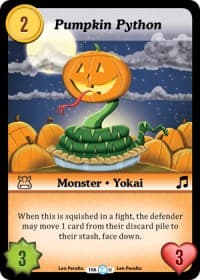 Pumpkin Python - Fashion Furious - Munchkin CCG card