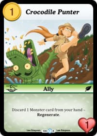 Crocodile Punter - Fashion Furious - Munchkin CCG card