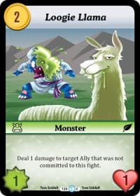 Loogie Llama - Fashion Furious - Munchkin CCG card