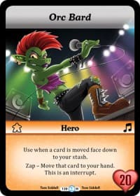 Orc Bard (Foil) - Fashion Furious - Munchkin CCG card