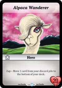 Alpaca Wanderer (Foil) - Fashion Furious - Munchkin CCG card
