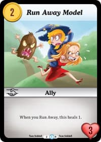 Run Away Model - Fashion Furious - Munchkin CCG card