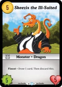 Skeezix the Ill-Suited - Fashion Furious - Munchkin CCG card