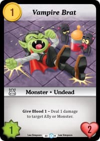 Vampire Brat - Fashion Furious - Munchkin CCG card