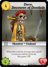 Dave, Devourer of Doodads - Fashion Furious - Munchkin CCG card