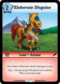 Elaborate Disguise - Fashion Furious - Munchkin CCG card