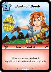 Bankroll Bomb - Fashion Furious - Munchkin CCG card