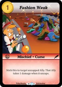 Fashion Weak - Fashion Furious - Munchkin CCG card