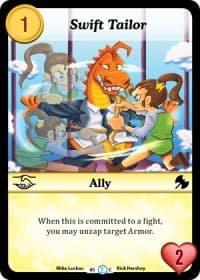 Swift Tailor - Fashion Furious - Munchkin CCG card