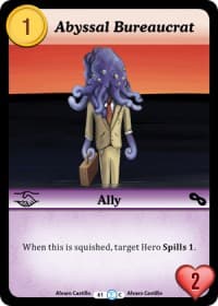 Abyssal Bureaucrat - Fashion Furious - Munchkin CCG card