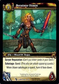 Retainer Jitaen - March of the Legion - WoW card